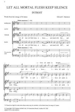 Let All Mortal Flesh Keep Silence (Edward C. Bairstow) 