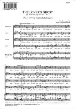The Lover's Ghost (Ralph Vaughan Williams) 