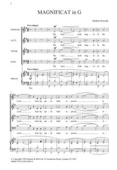 Magnificat And Nunc Dimittis In G (Herbert Howells) 