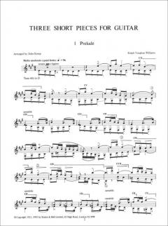Three Short Pieces von Ralph Vaughan Williams 