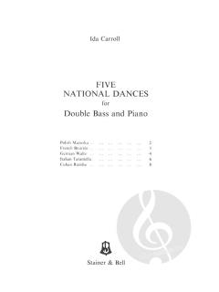 Five National Dances von Ida Carroll 