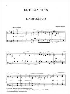 Birthday Gifts von Ralph Vaughan Williams 
