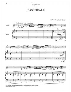 Three Pieces Op. 28 von Herbert Howells für Violine und Klavier im Alle Noten Shop kaufen