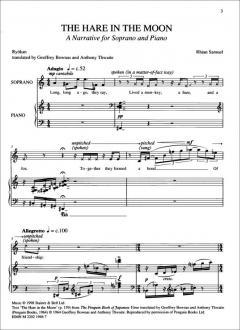 The Hare In The Moon von Rhian Samuel 