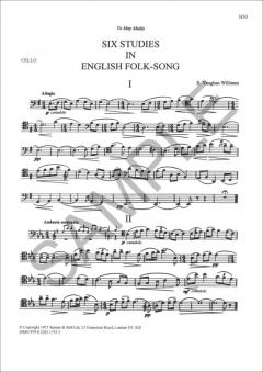 Six Studies In English Folk Song von Ralph Vaughan Williams 