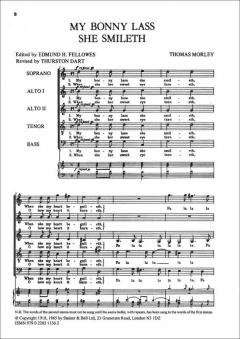 My Bonny Lass She Smileth (Thomas Morley) 