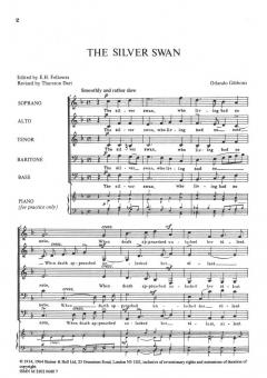 The Silver Swan (Orlando Gibbons) 