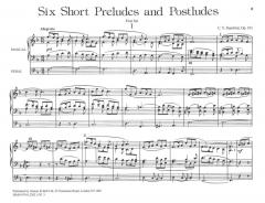 Six Short Preludes and Postludes von Charles Villiers Stanford 