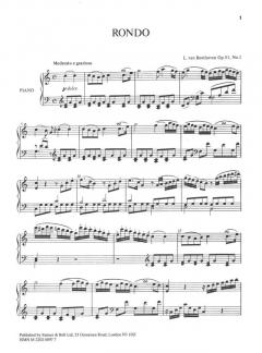 Rondo in C, Op. 51, No. 1 von Ludwig van Beethoven 