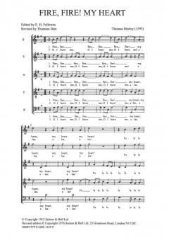 Fire, Fire My Heart (Thomas Morley) 