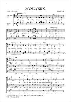 Three Medieval Carols (Ronald Corp) 