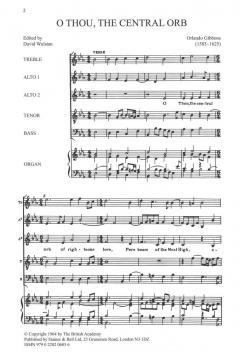 O Thou, The Central Orb (Orlando Gibbons) 