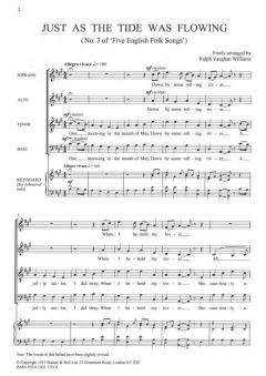 Just As The Tide Was Flowing (Ralph Vaughan Williams) 