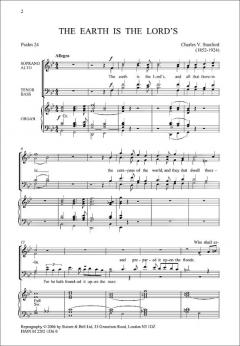 The Earth Is The Lord's (Charles Villiers Stanford) 