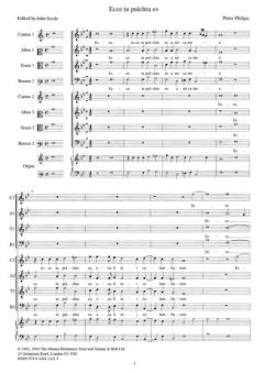 Ecce Tu Pulchra Es (Peter Philips) 