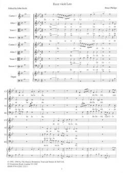 Ecce Vicit Leo (Peter Philips) 