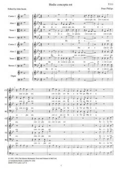 Hodie Concepta Est (Peter Philips) 