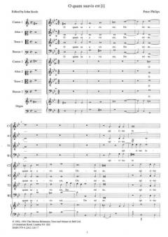 O Quam Suavis Est [I] (Peter Philips) 