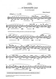 ...Et Lamentable Joye von Rhian Samuel 