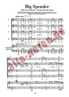 Big Spender von Cy Coleman 
