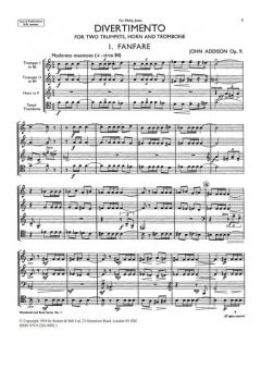 Divertimento For Brass (John Addison) 