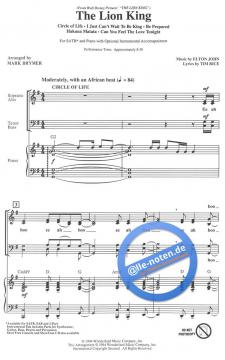 Lion King Medley (Elton John) 