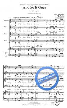 And So It Goes (The King's Singers) 