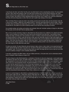 Songs for a New World von Jason Robert Brown 