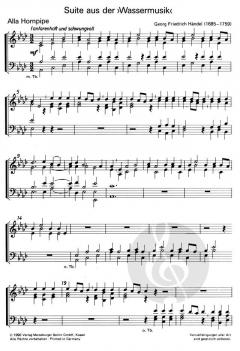 Suite aus der 'Wassermusik' (Georg Friedrich Händel) 