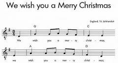 Erste Weihnacht mit der Gitarre 