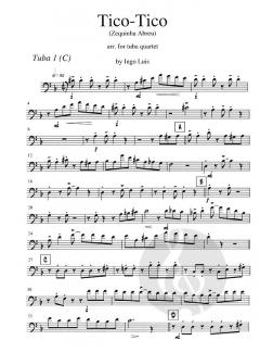 Tico-Tico für Tuba Quartett im Alle Noten Shop kaufen