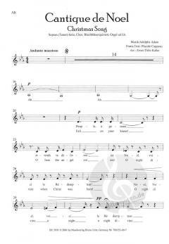 Cantique de Noel - Satz mit Solo- und Chorstimmen (Adolphe Charles Adam) 
