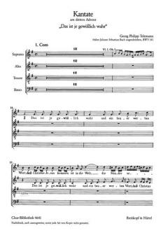 Das ist je gewisslich wahr (J.S. Bach) 