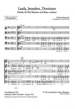 Lauda, Jerusalem, Dominum (Claudio Monteverdi) 