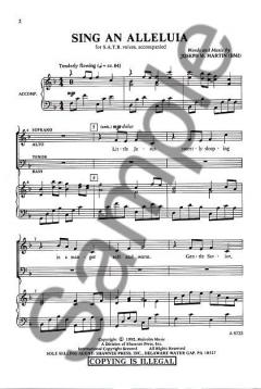 Sing An Alleluia (Joseph A. Martin) 