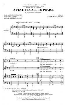 A Festive Call To Praise (Joseph A. Martin) 