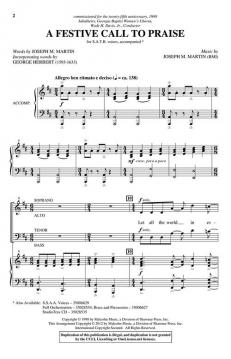 A Festive Call To Praise (Joseph A. Martin) 