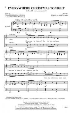 Everywhere Christmas Tonight (Joseph A. Martin) 