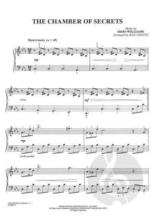 Selected Themes From Harry Potter And The Chamber Of Secrets (Easy Piano) von John Williams 