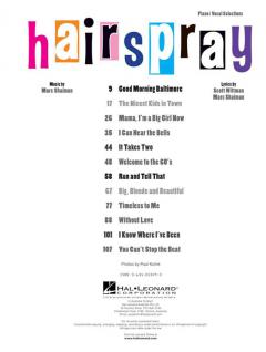 Hairspray (Vocal Selections) von Marc Shaiman 