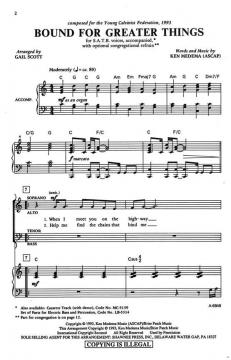 Bound For Greater Things (Ken Medema) 