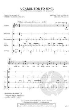 A Carol For To Sing! (Greg Gilpin) 