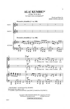 Ala! Kumbe! (I See! It Is So!) (Jerry Estes) 