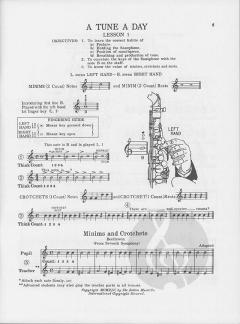 A Tune a Day for Saxophone Book 1 