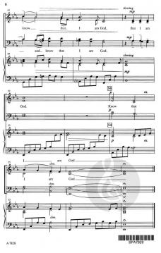 Be Still And Know That I Am God Text From Psalm 46:1, 11 (Michael Larkin) 