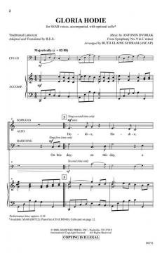 Gloria Hodie Traditional Latin Text (Antonín Dvorák) 