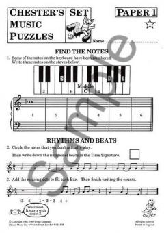 Chester's Music Puzzles Set 3 von Carol Barratt 
