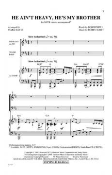 He Ain't Heavy, He's My Brother (Bob Russell) 