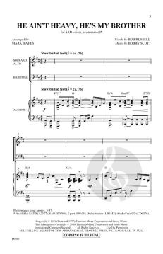 He Ain't Heavy, He's My Brother (Bob Russell) 