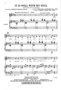 It Is Well With My Soul (TTBB) (Robert Sterling) 